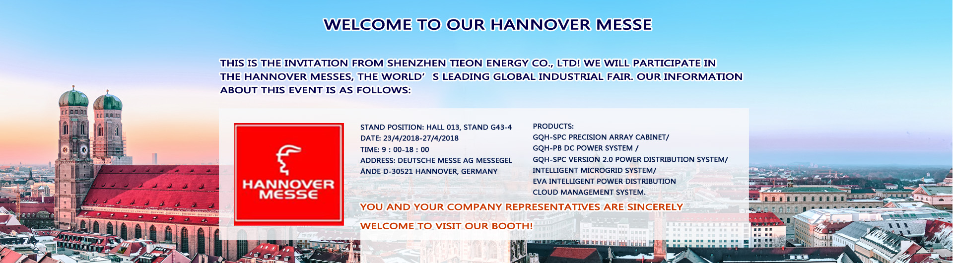 Notice| HANNOVER MESSE, Ontech is coming!